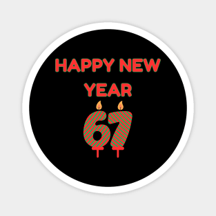 Happy New Year 67 Magnet